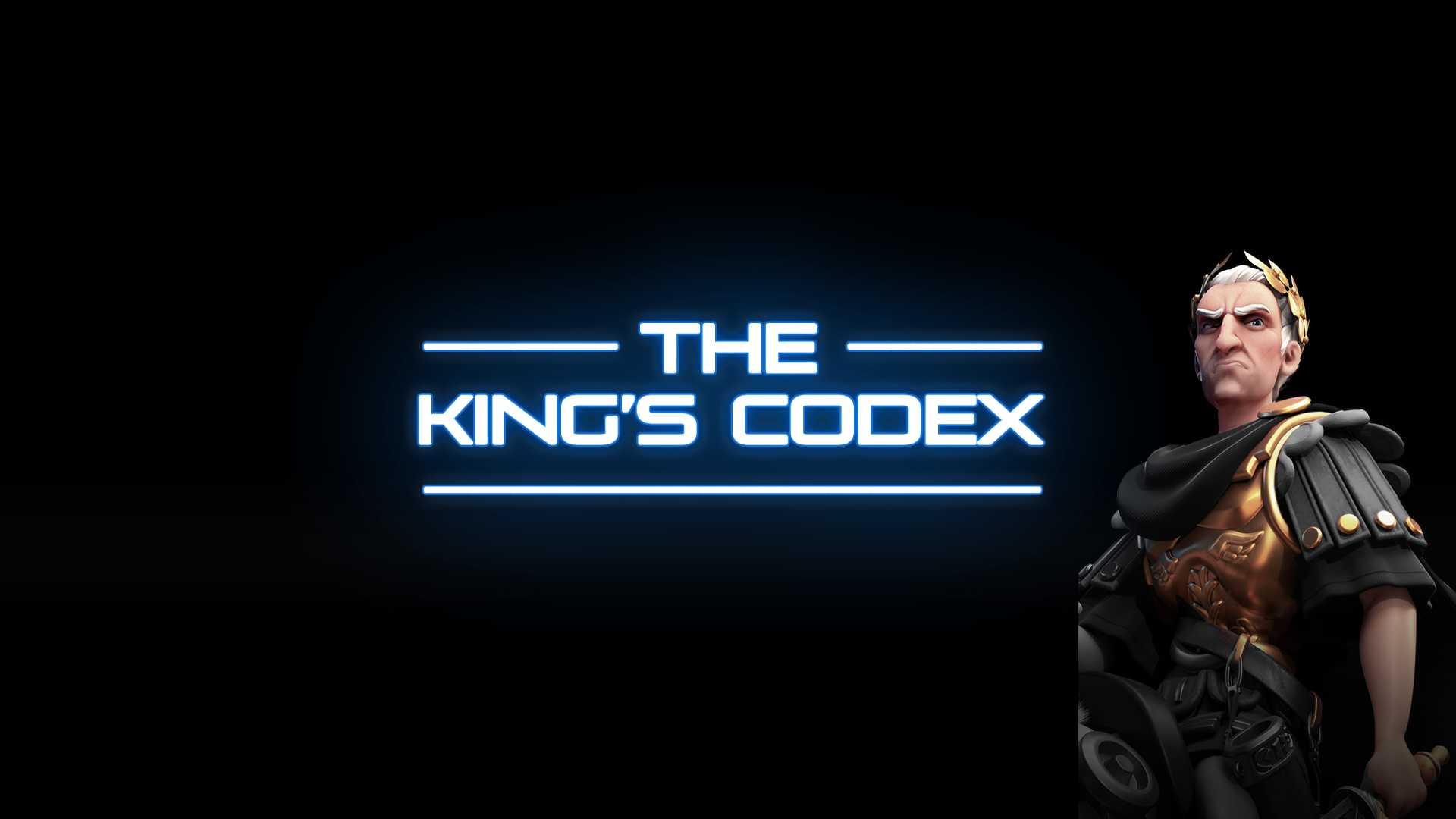 Discovery splash banner for The King's Codex Discord server