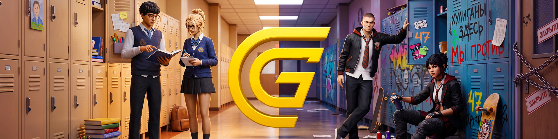 Discovery splash banner for Grand Mobile: SСHOOL EVENT! Discord server