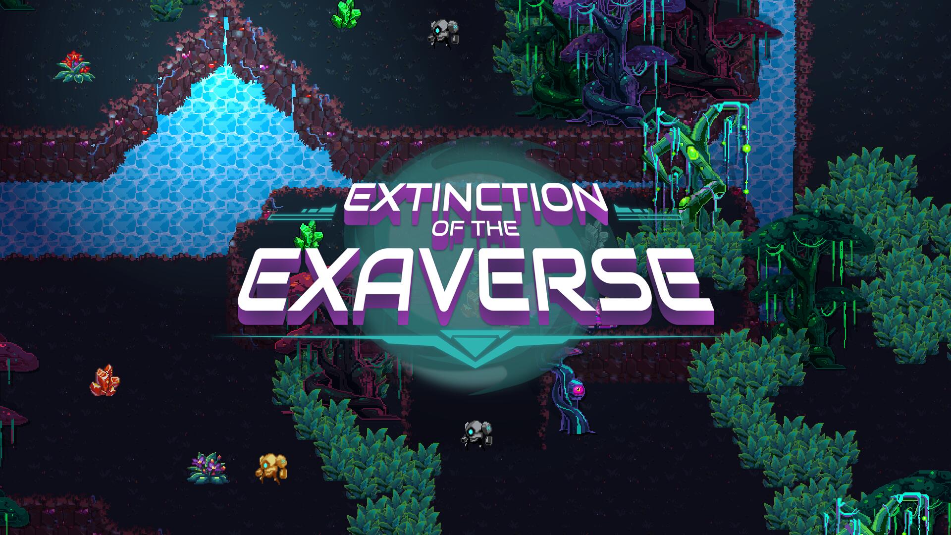Discovery splash banner for Extinction of the Exaverse Discord server