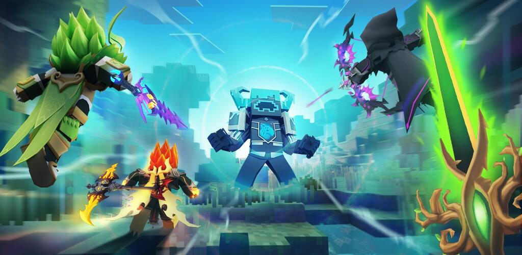 Discovery splash banner for Blockman Go Sky Block Discord server