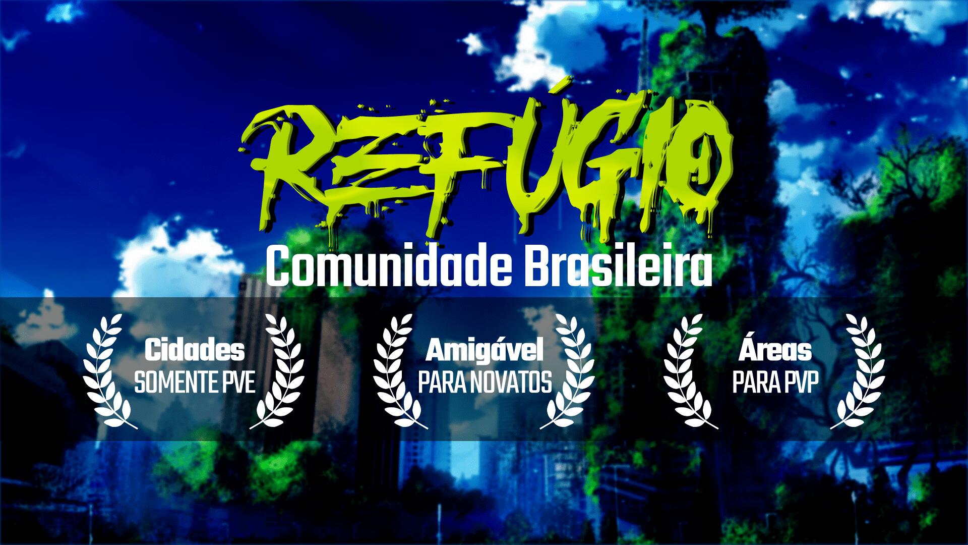 Discovery splash banner for Refúgio Brasil Discord server