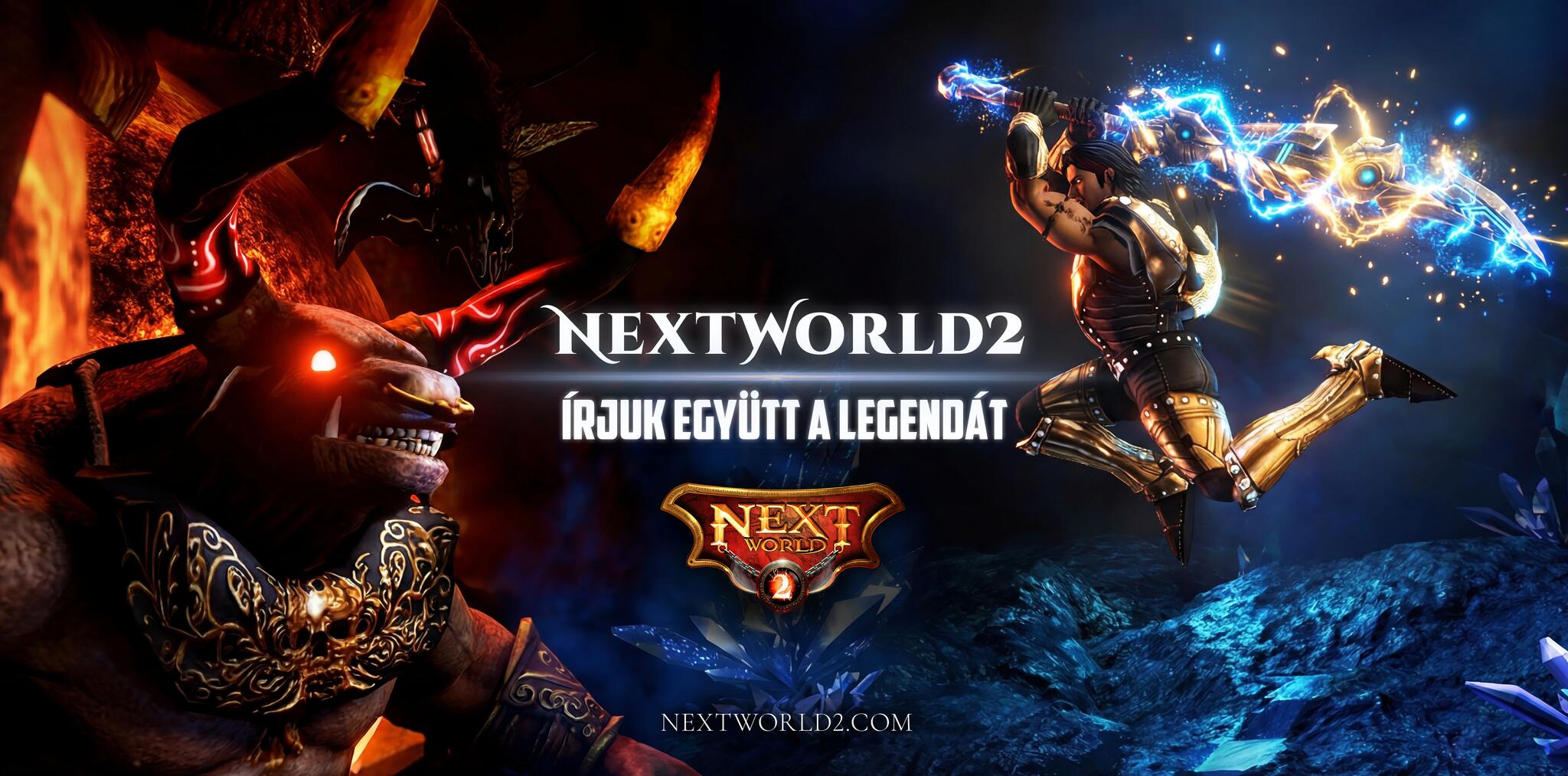 Discovery splash banner for NextWorld2 (NW2Online) Discord server