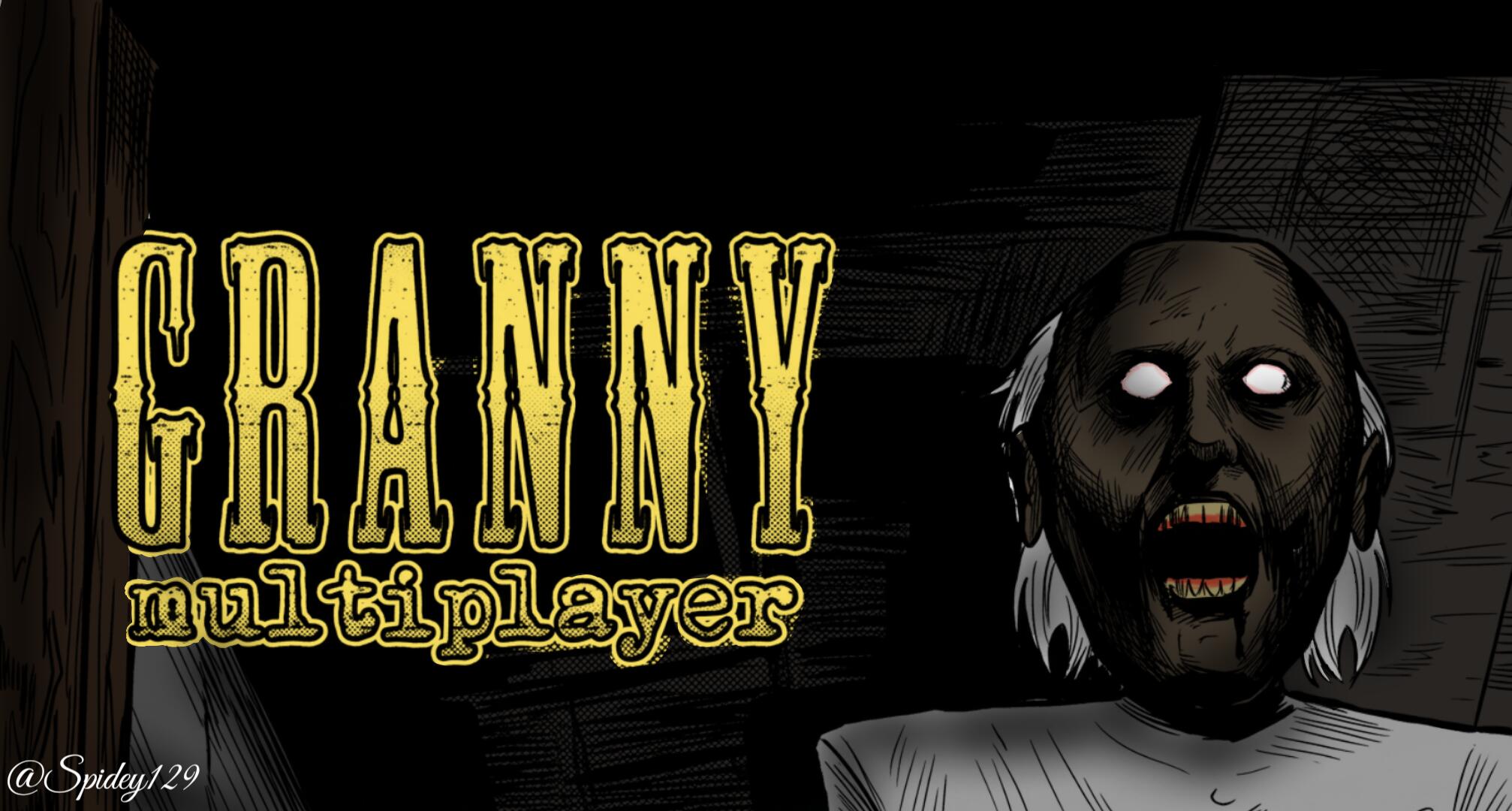 Discovery splash banner for Granny Multiplayer Mod (GMM) Discord server
