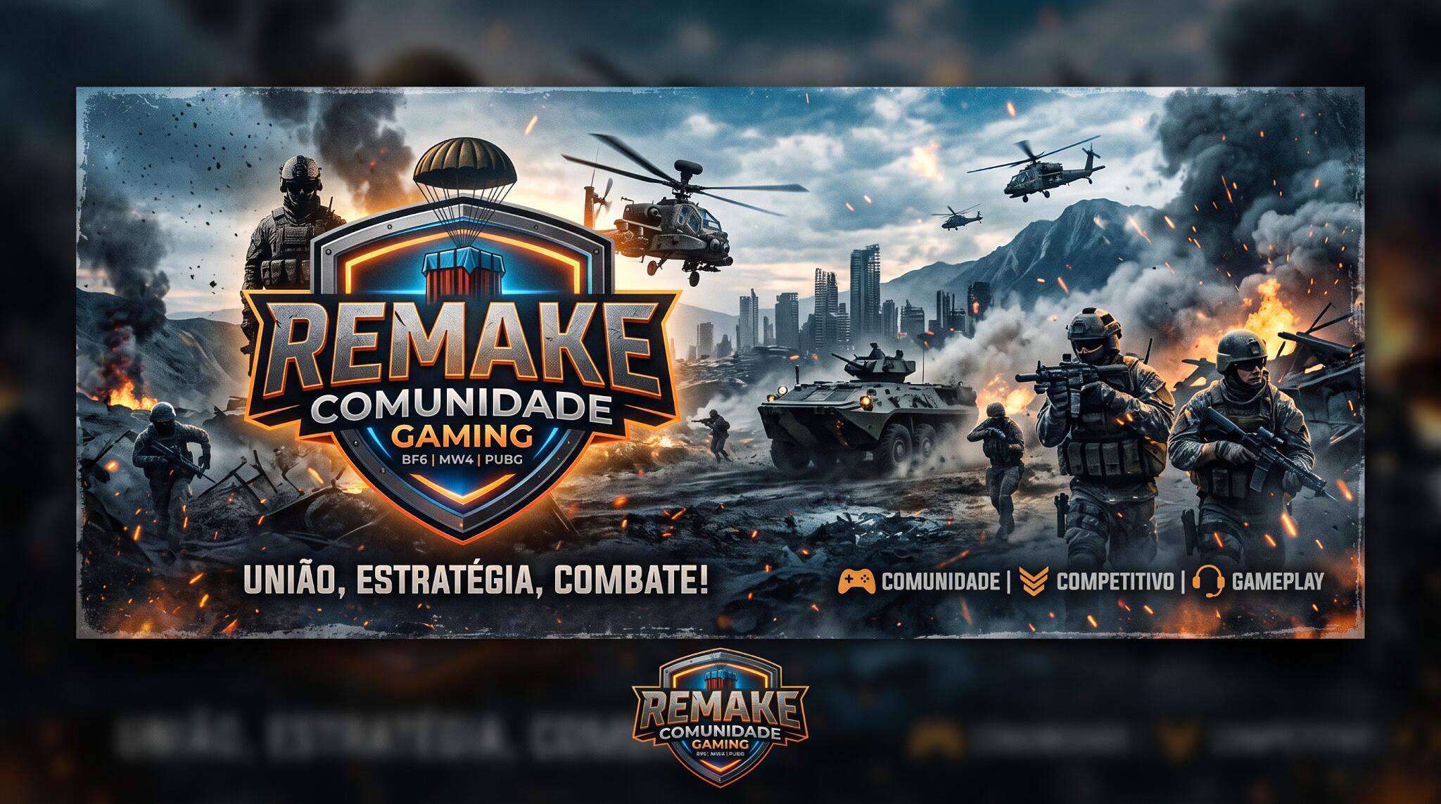 Discovery splash banner for Comunidade Remake Br ® Discord server