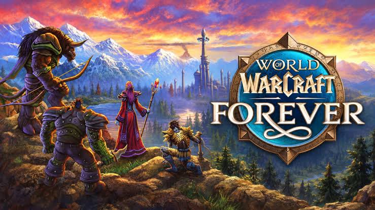 Discovery splash banner for World of Warcraft Forever - Deutsch Discord server