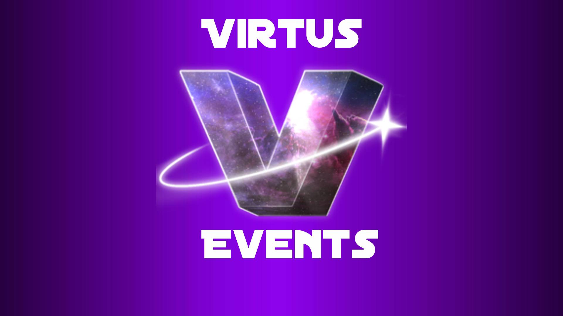Discovery splash banner for Virtus Events Discord server