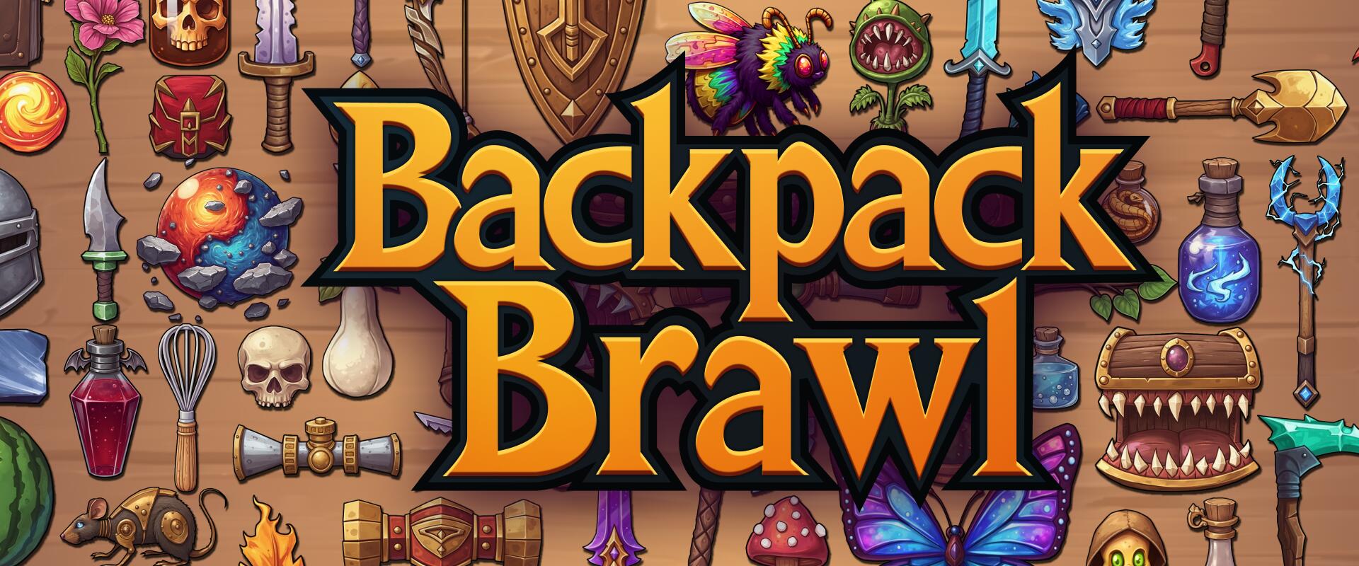 Discovery splash banner for Backpack Brawl Discord server