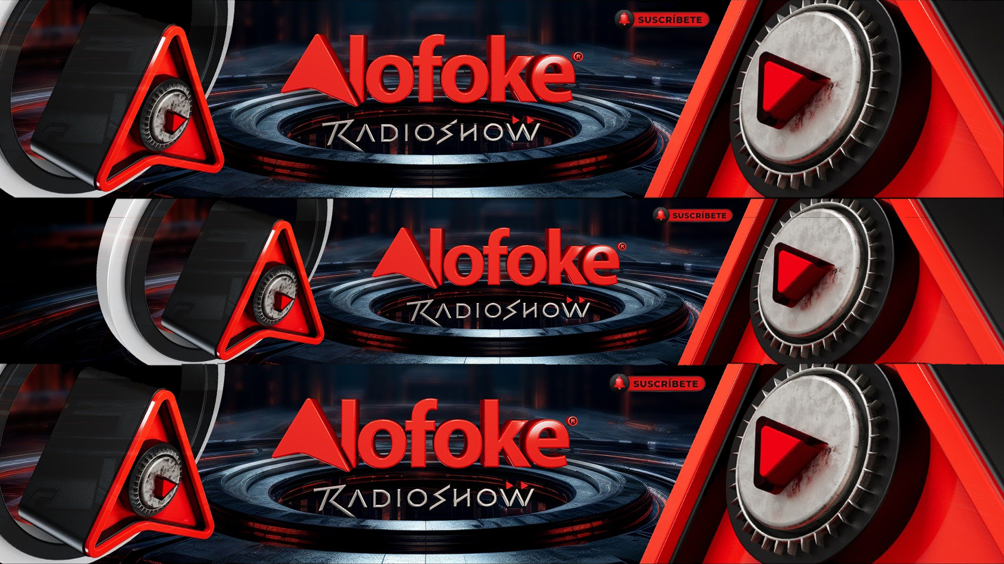Discovery splash banner for Alofoke Discord server