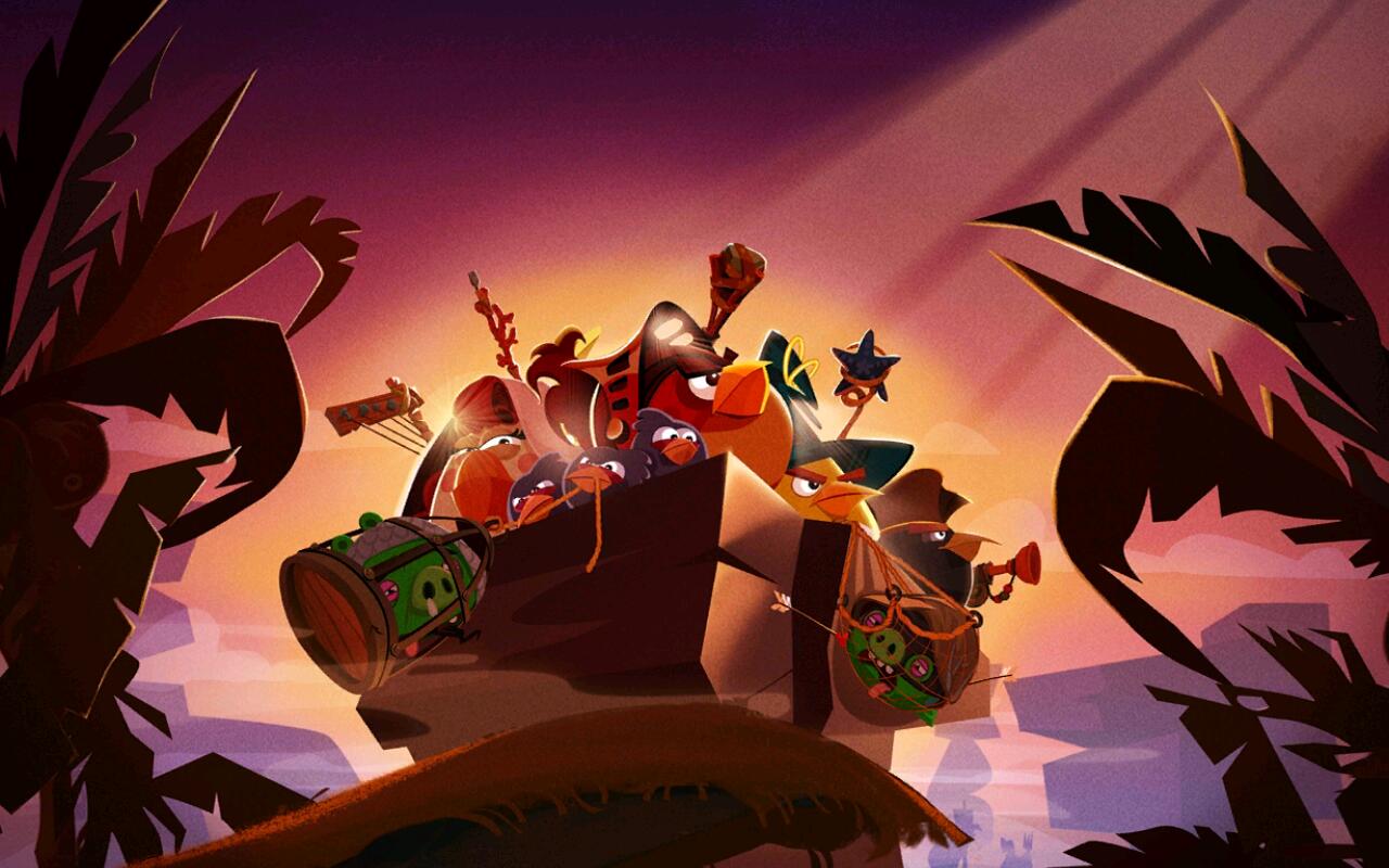 Discovery splash banner for Angry Birds Epic Modding Hub Discord server