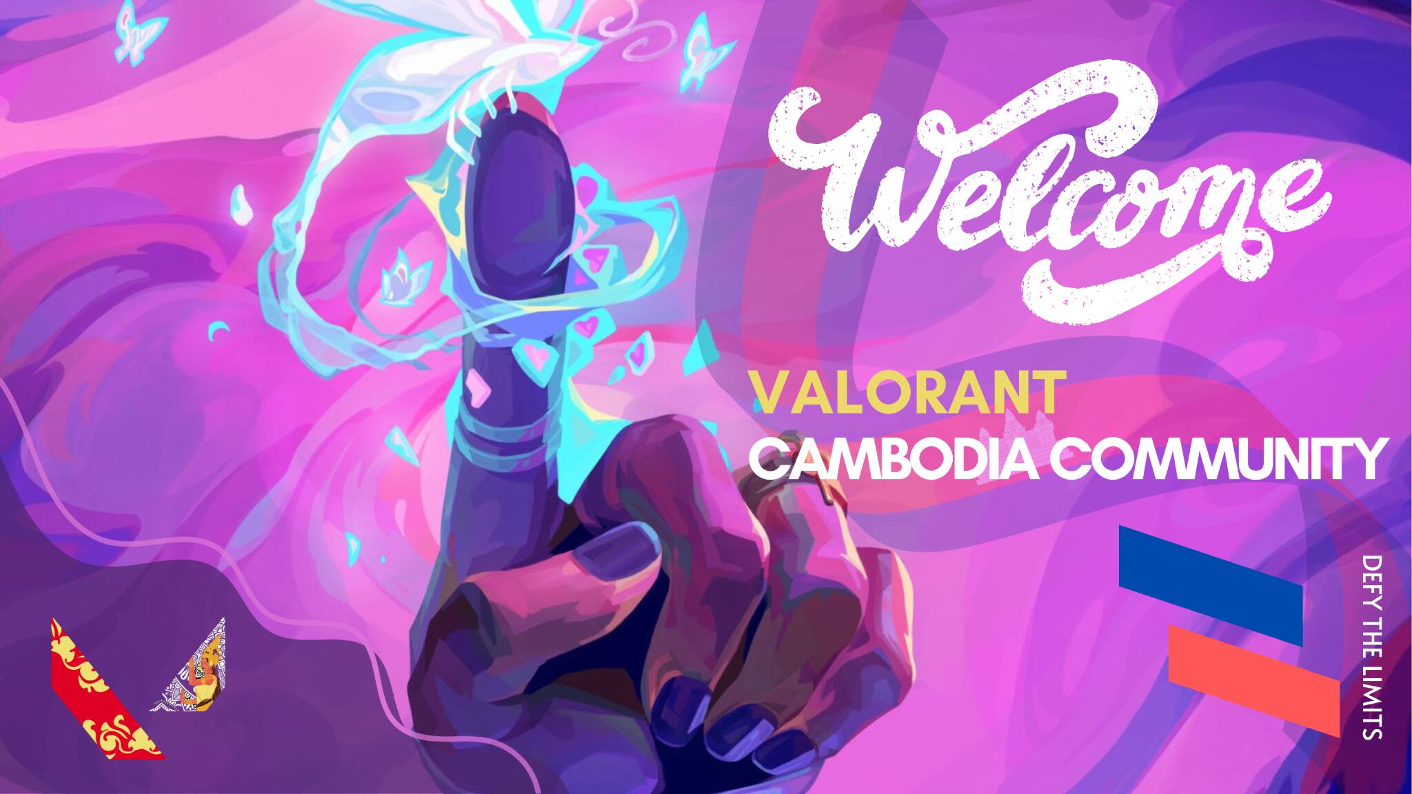 Discovery splash banner for Valorant Cambodia Community Discord server