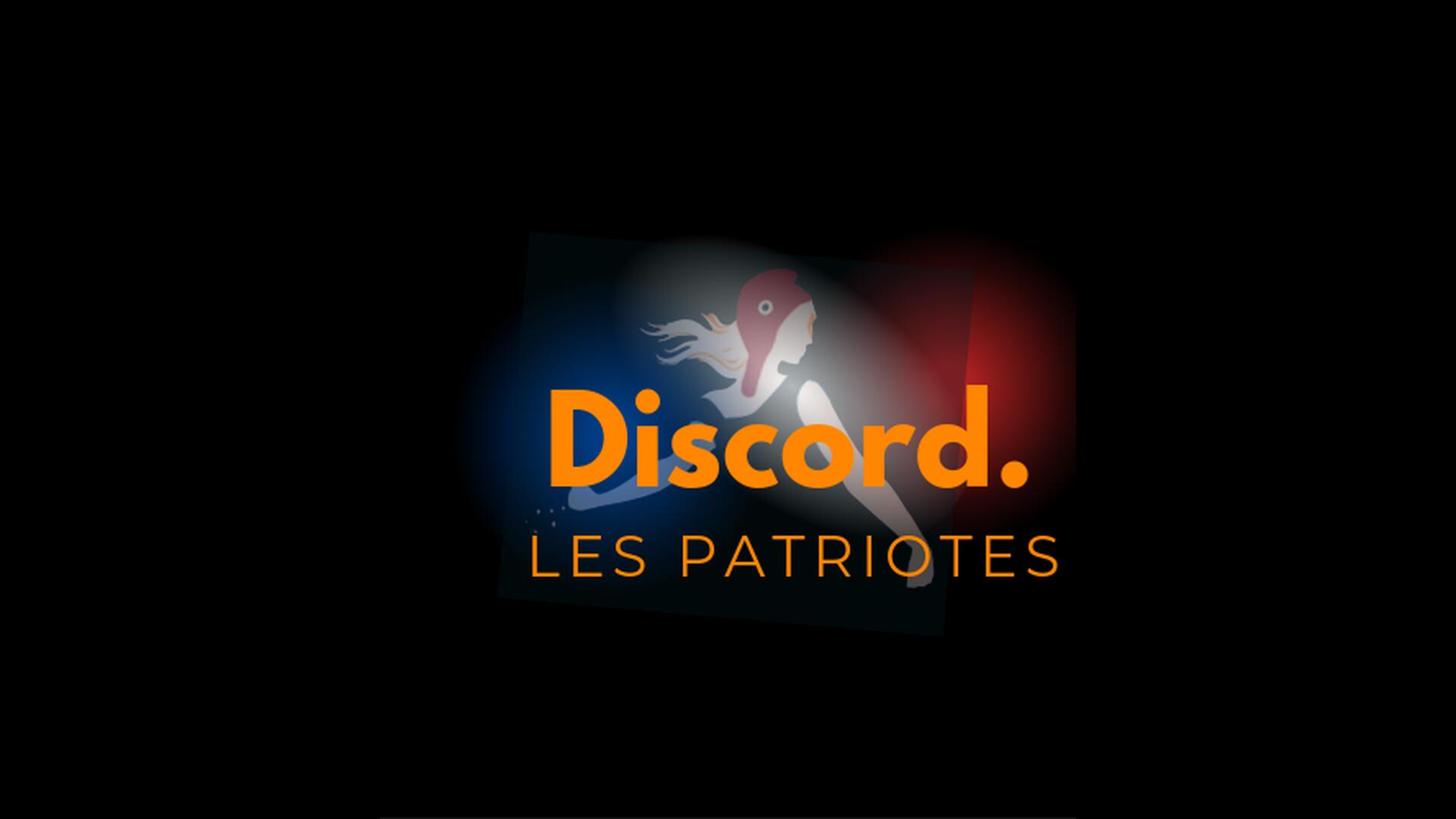 Discovery splash banner for Les Patriotes Discord server