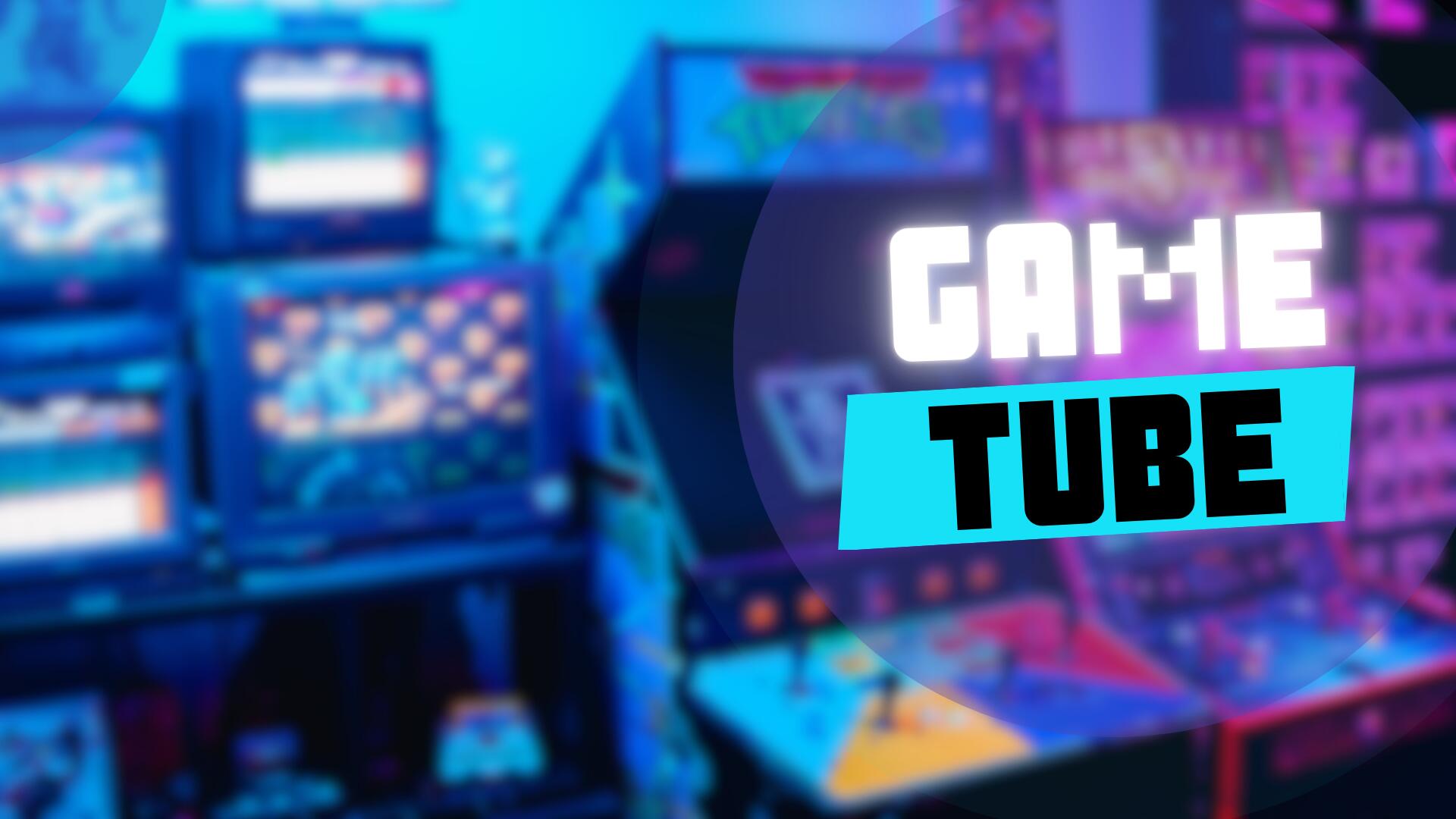 Discovery splash banner for GAME TUBE 2.0 Discord server