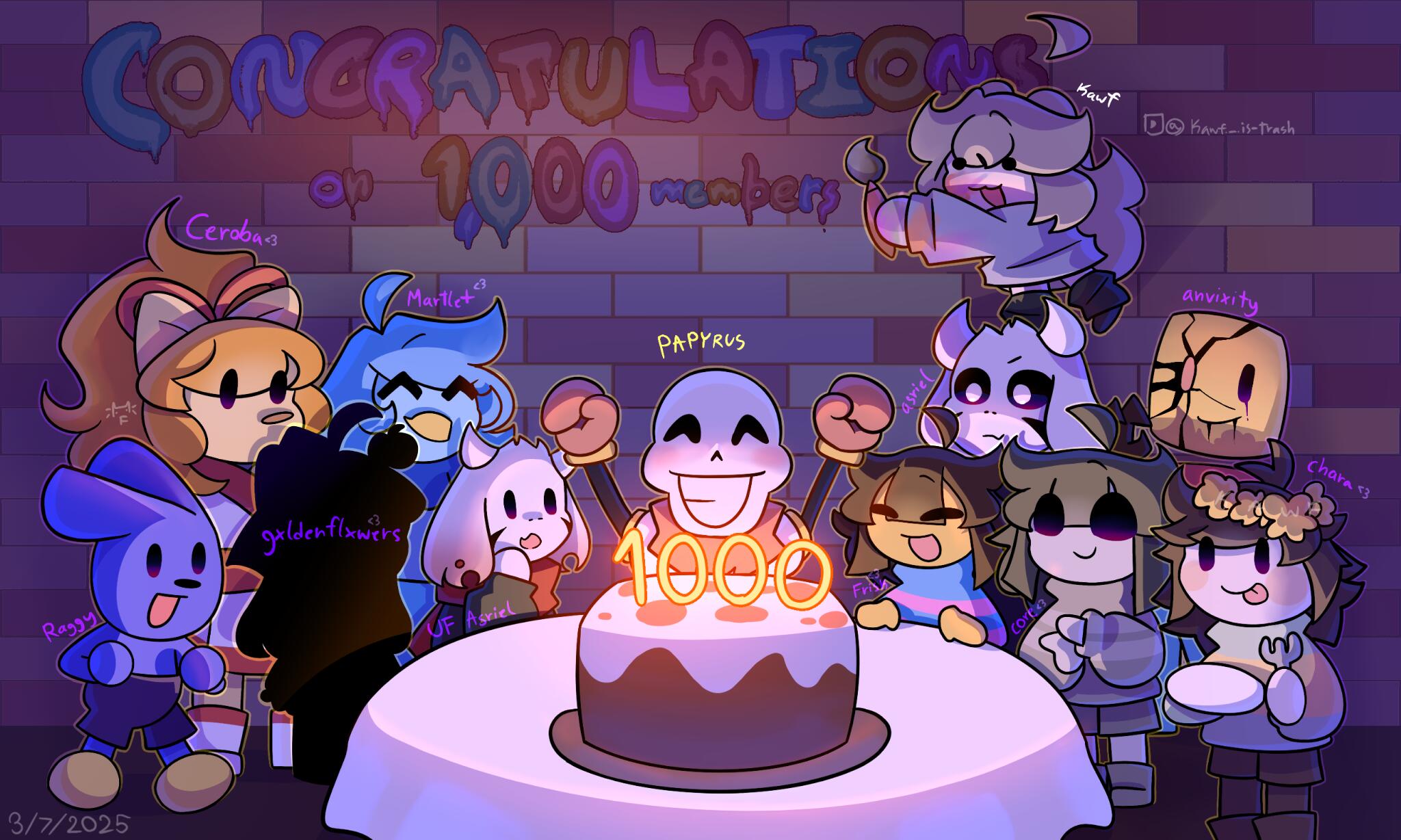 Discovery splash banner for sans. Discord server