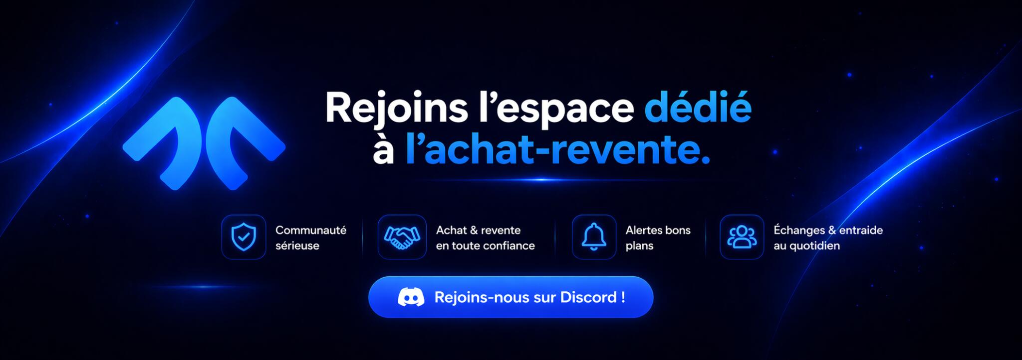 Discovery splash banner for MyResell - Vinted Discord server