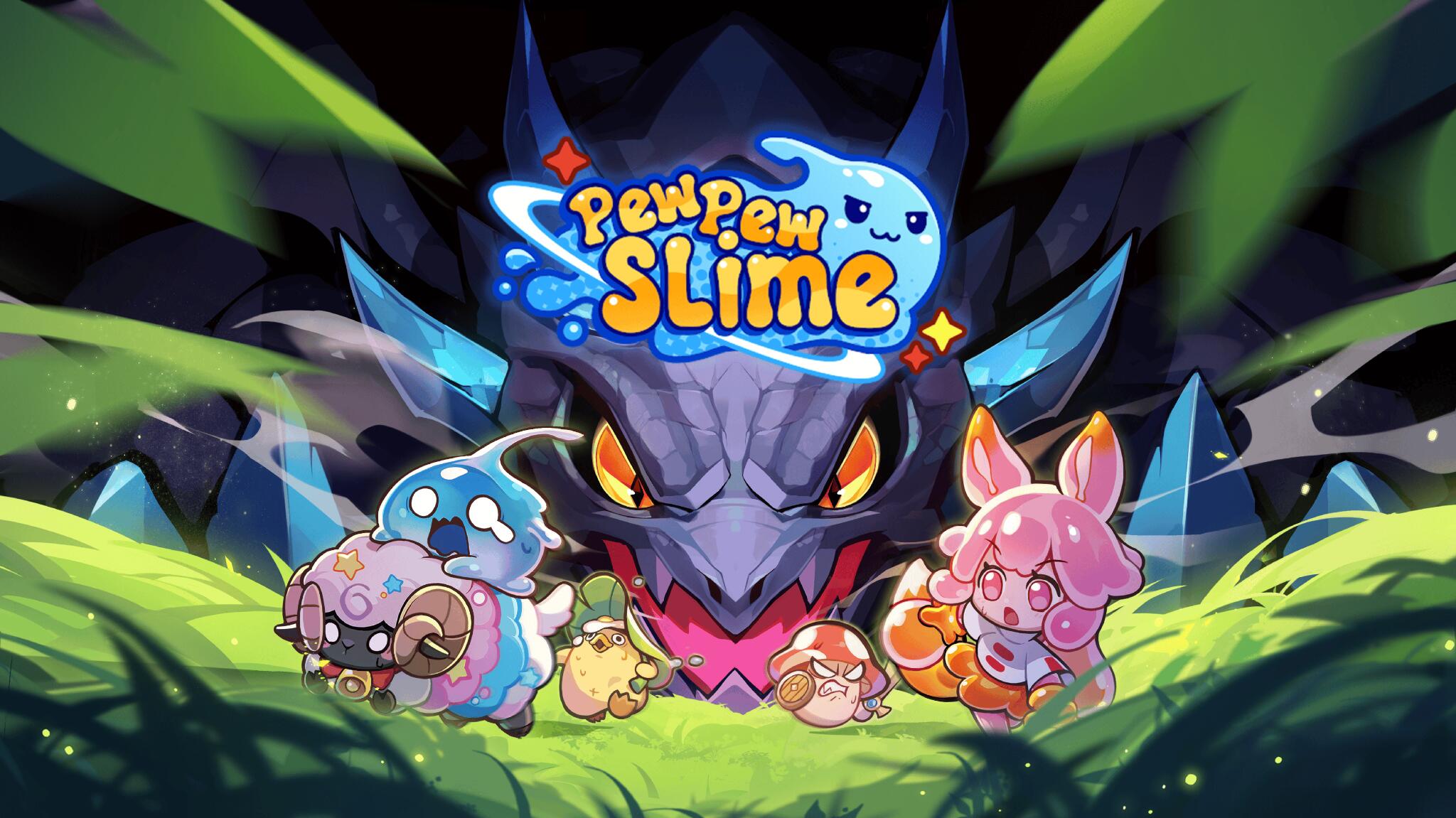 Discovery splash banner for Pew Pew Slime Discord server