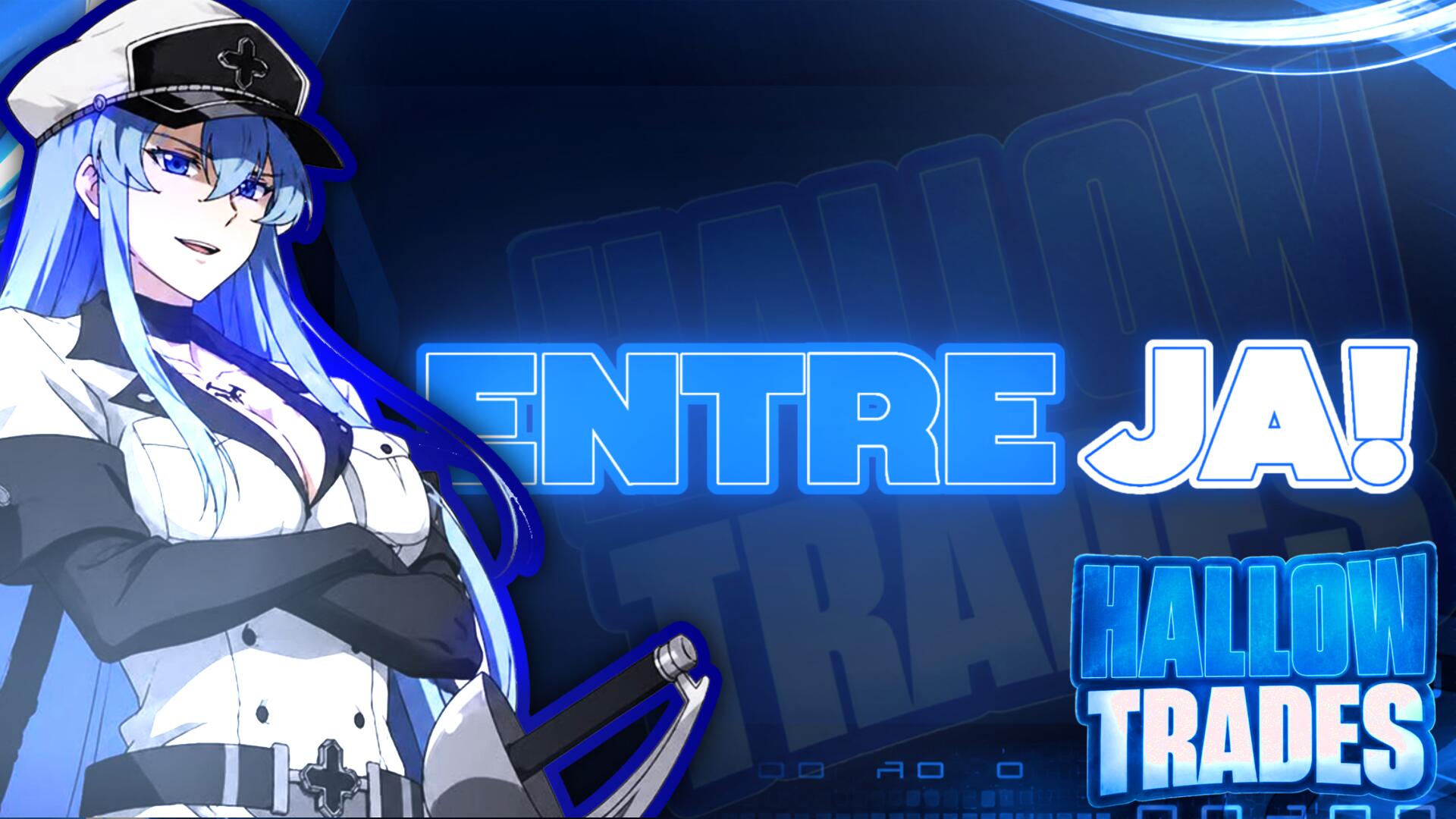 Discovery splash banner for ⁱˢ ᵇᵃᶜᵏ Hallow Trades #4k Discord server