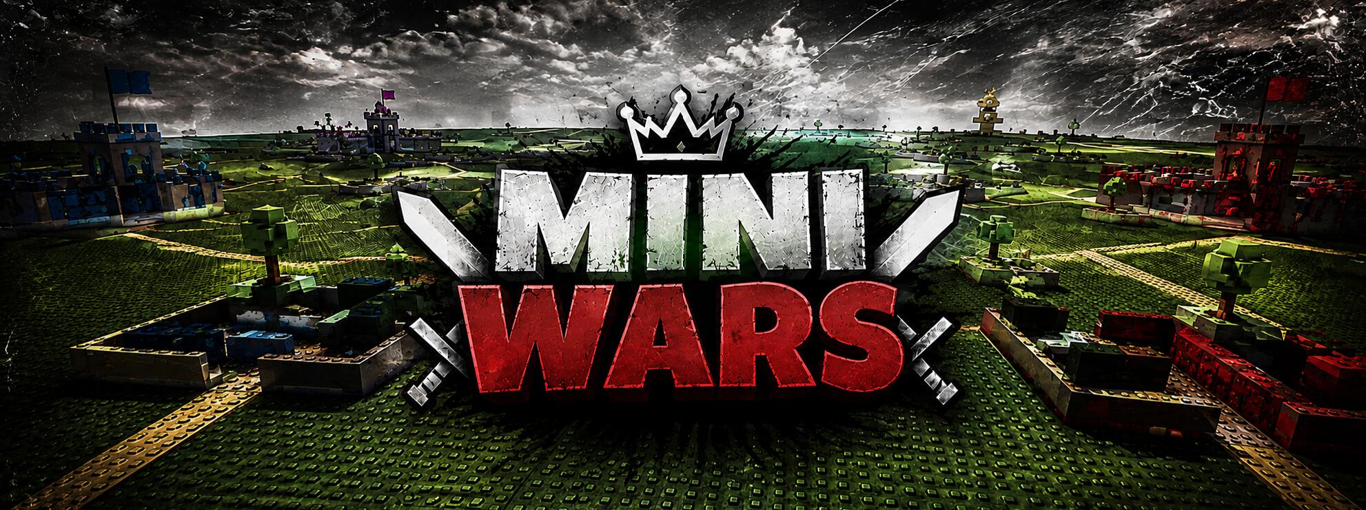 Discovery splash banner for Mini Wars | Roblox Unofficial Discord server