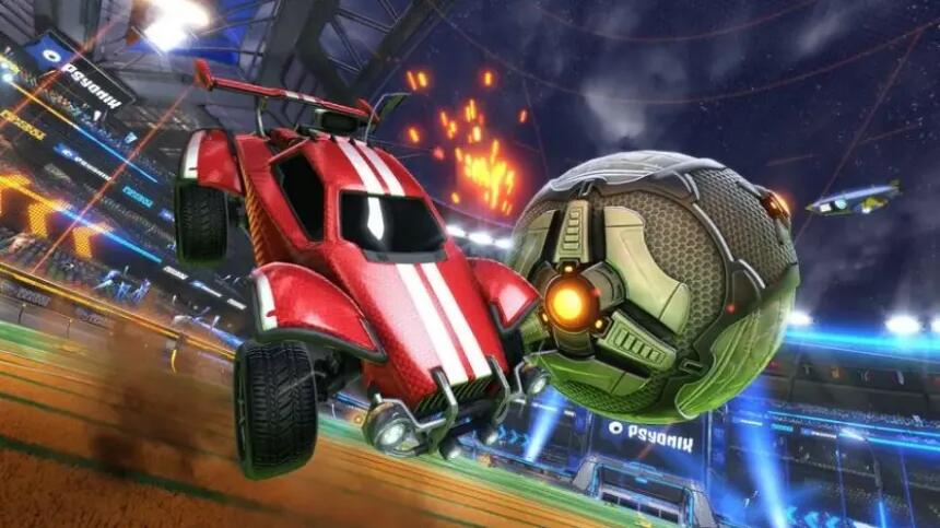 Discovery splash banner for Rocket League France Discord server