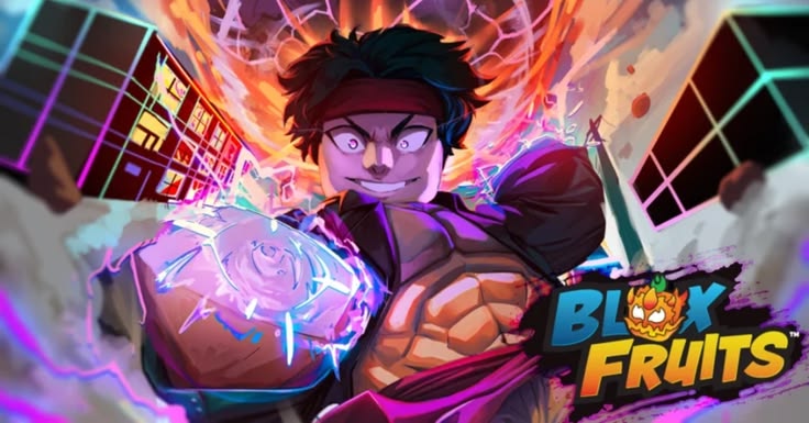 Discovery splash banner for Blox Fruits Tradings & Events Discord server