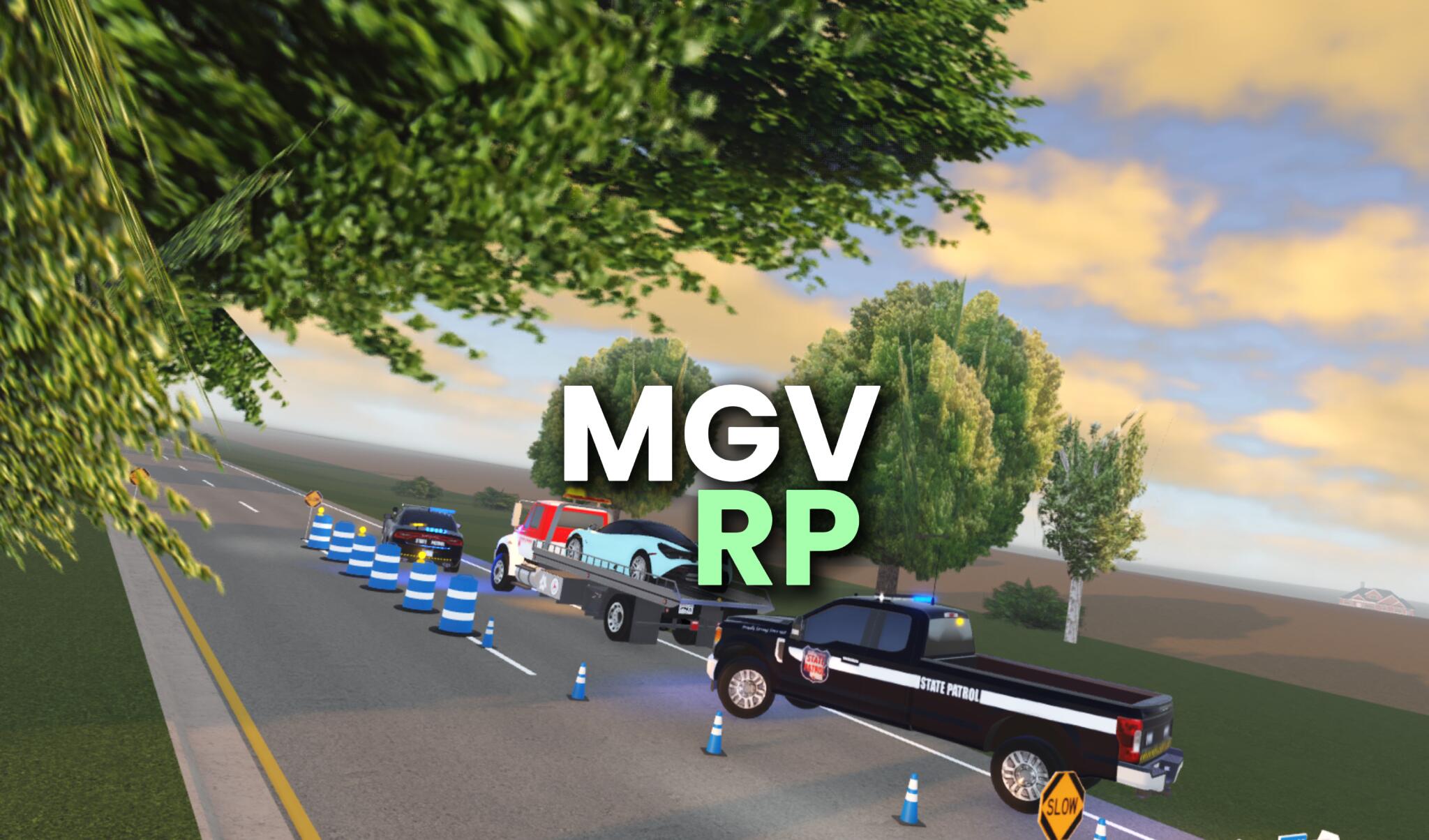 Discovery splash banner for MGVRP | Mric Greenville Roleplay Discord server