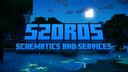 Discovery splash banner for Szoro’s DonutSMP Schematics & Services Discord server