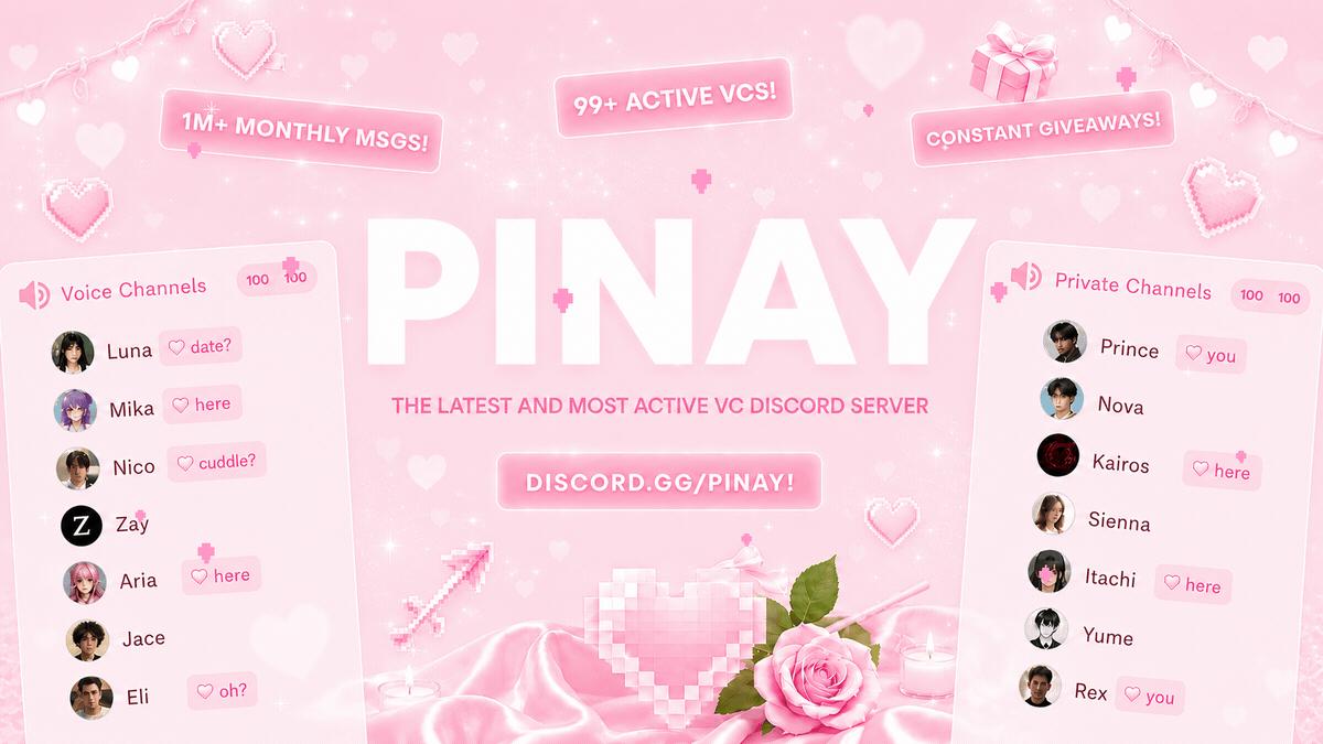 Discovery splash banner for pinay Discord server