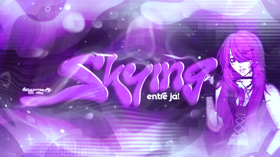 Discovery splash banner for ╋━ /skying ﹒ social #jojo Discord server