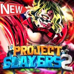 Discovery splash banner for Project Slayers 2 Discord server