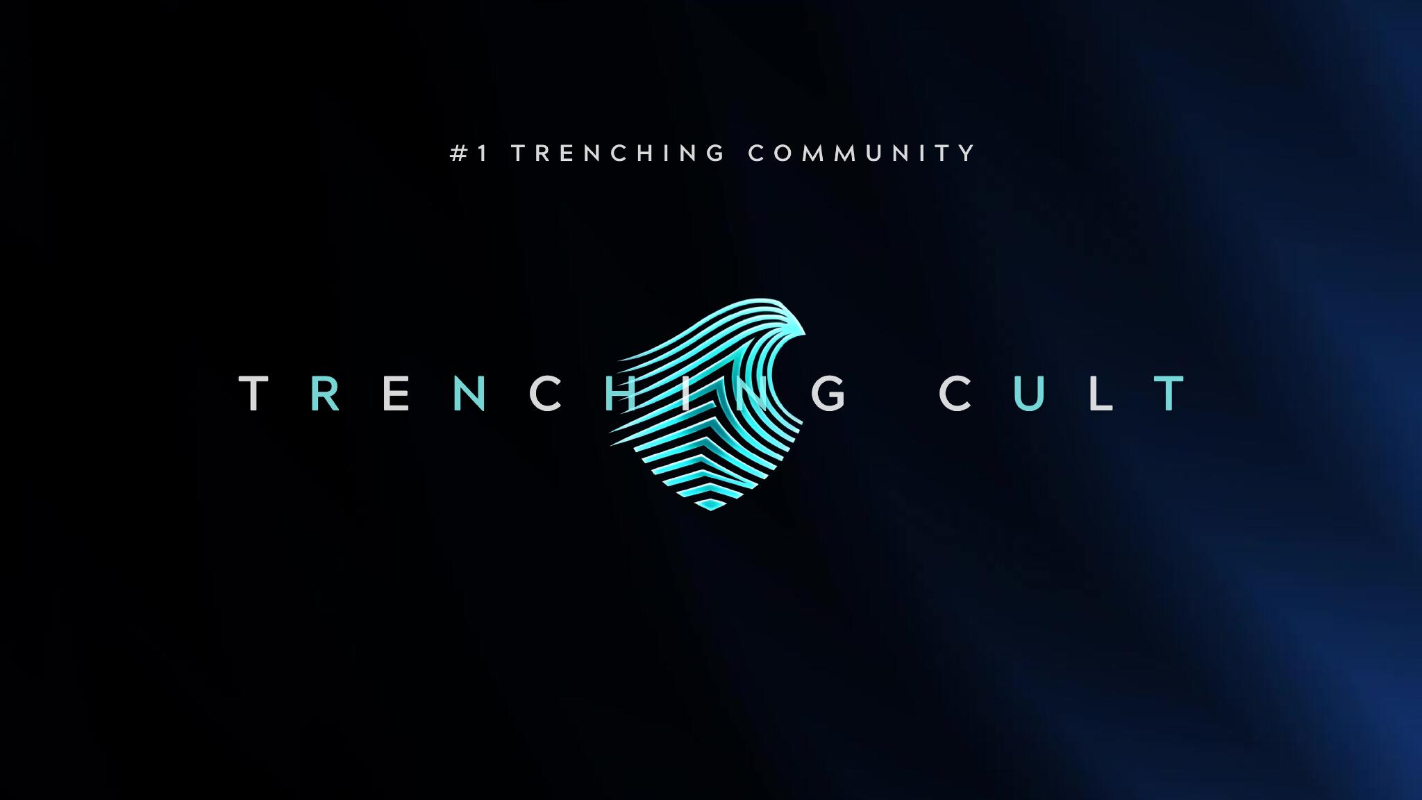 Discovery splash banner for Trenching Cult Discord server