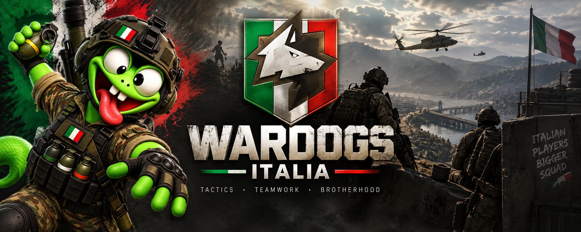Discovery splash banner for WARDOGS ITALIA® Discord server