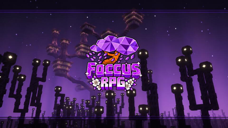 Discovery splash banner for FoccusRPG - Minecraft SMP #1,4K Discord server