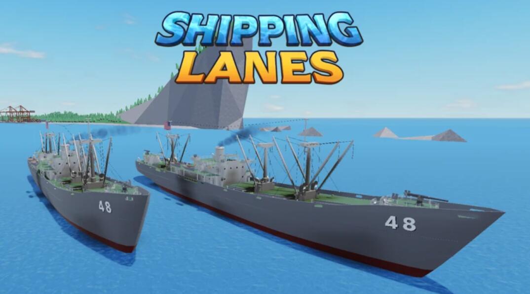 Discovery splash banner for Shipping Lanes Discord server