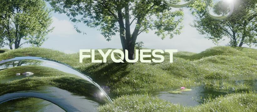 Discovery splash banner for FlyQuest Discord server