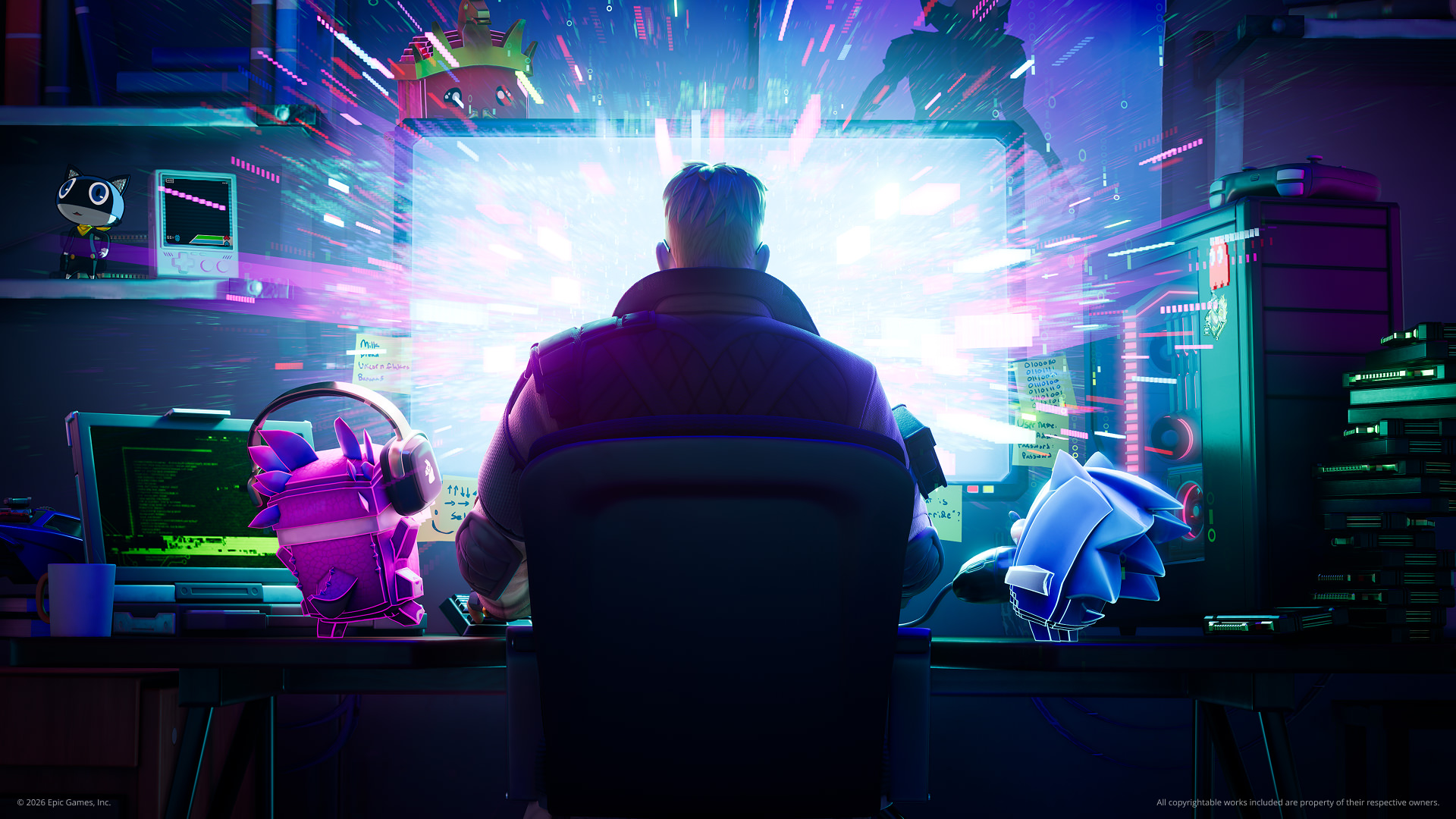 Discovery splash banner for Fortnite Hispanohablante Discord server