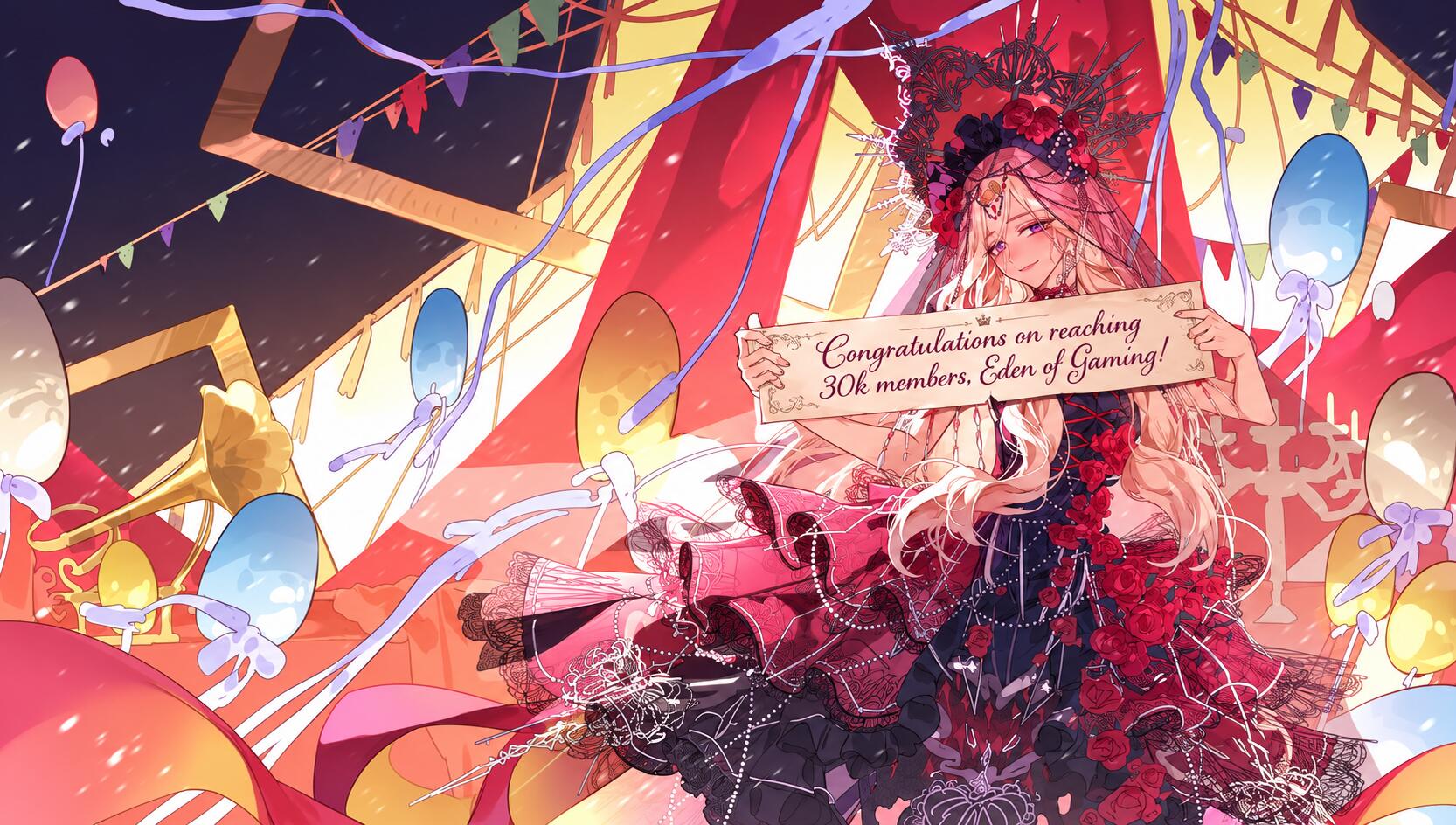 Discovery splash banner for Eden of Gaming Discord server
