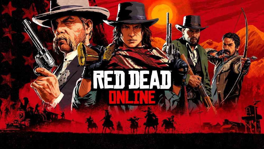 Discovery splash banner for RED DEAD ONLINE Discord server