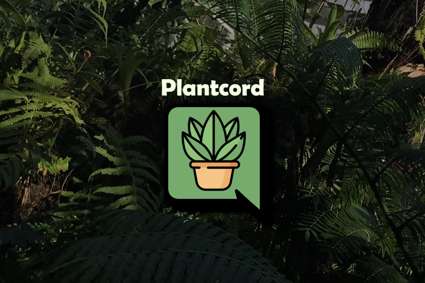 Discovery splash banner for Plantcord Discord server