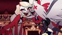 Discovery splash banner for Hazbin Hotel Discord server