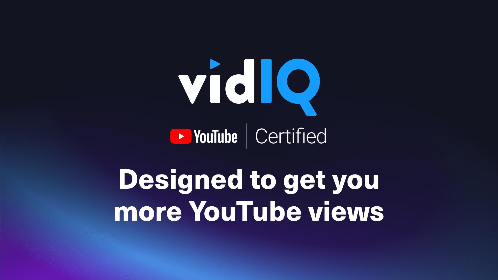 Discovery splash banner for vidIQ Discord server Discord server