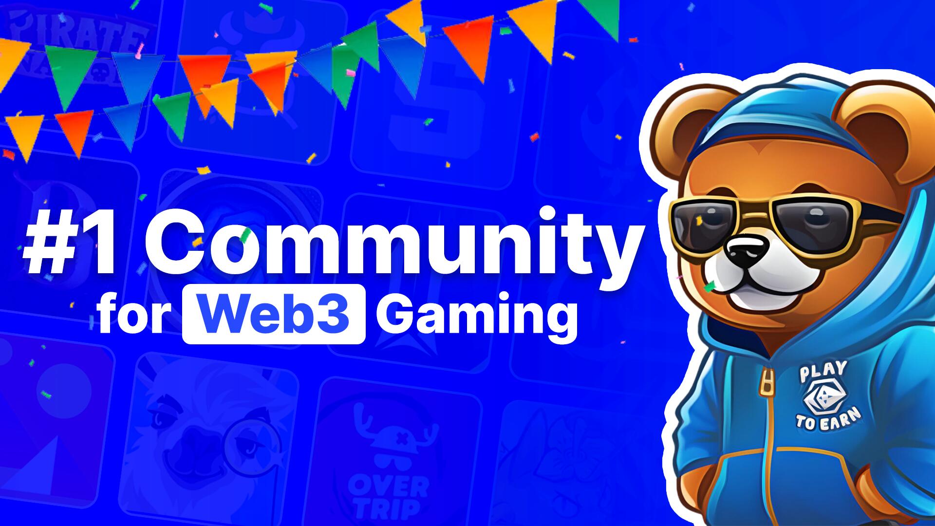 Discovery splash banner for PlayToEarn Discord server