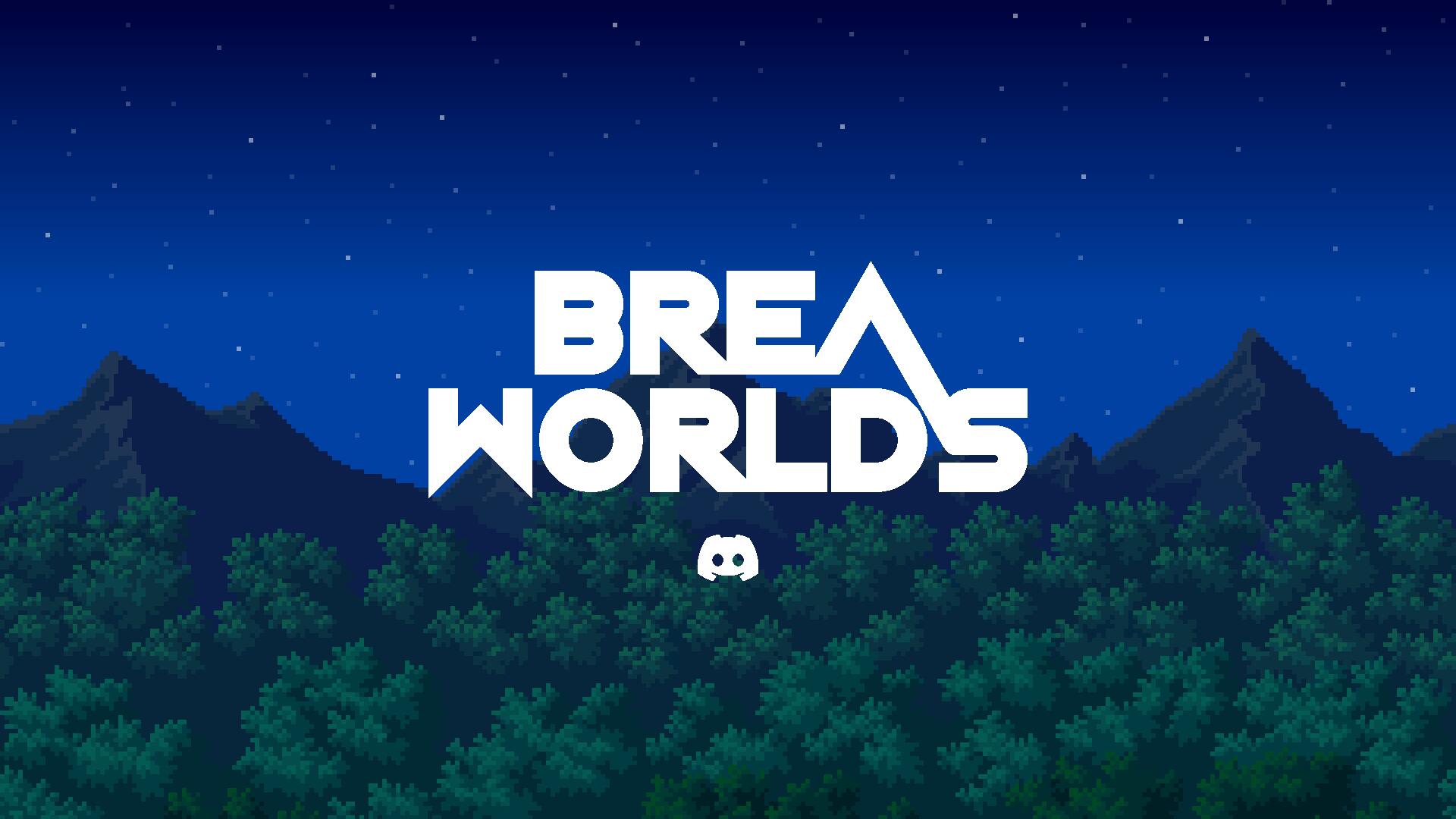 Discovery splash banner for Breaworlds Discord server