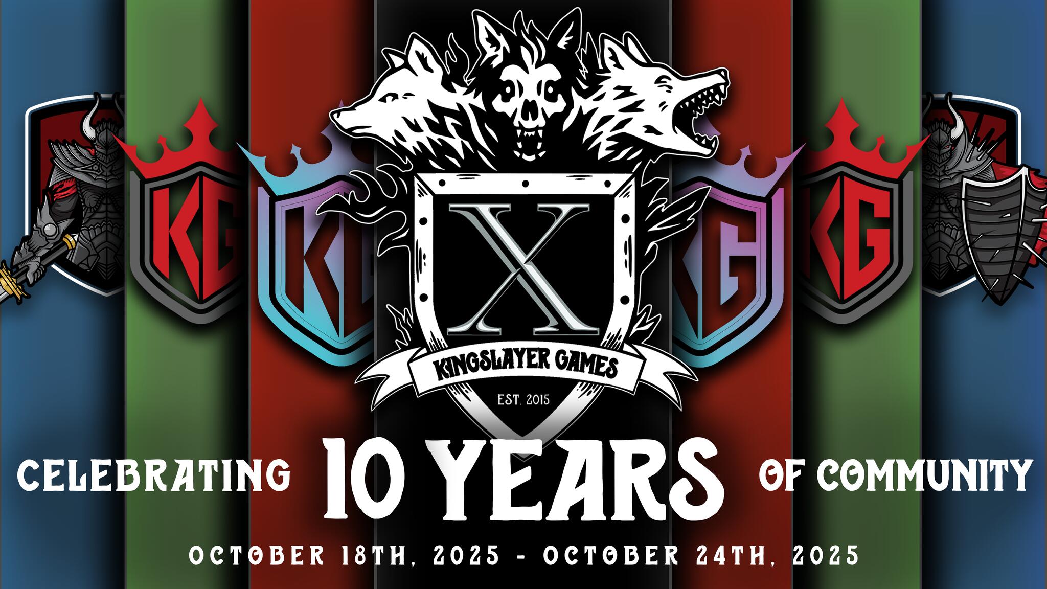Discovery splash banner for Kingslayer Games Discord server