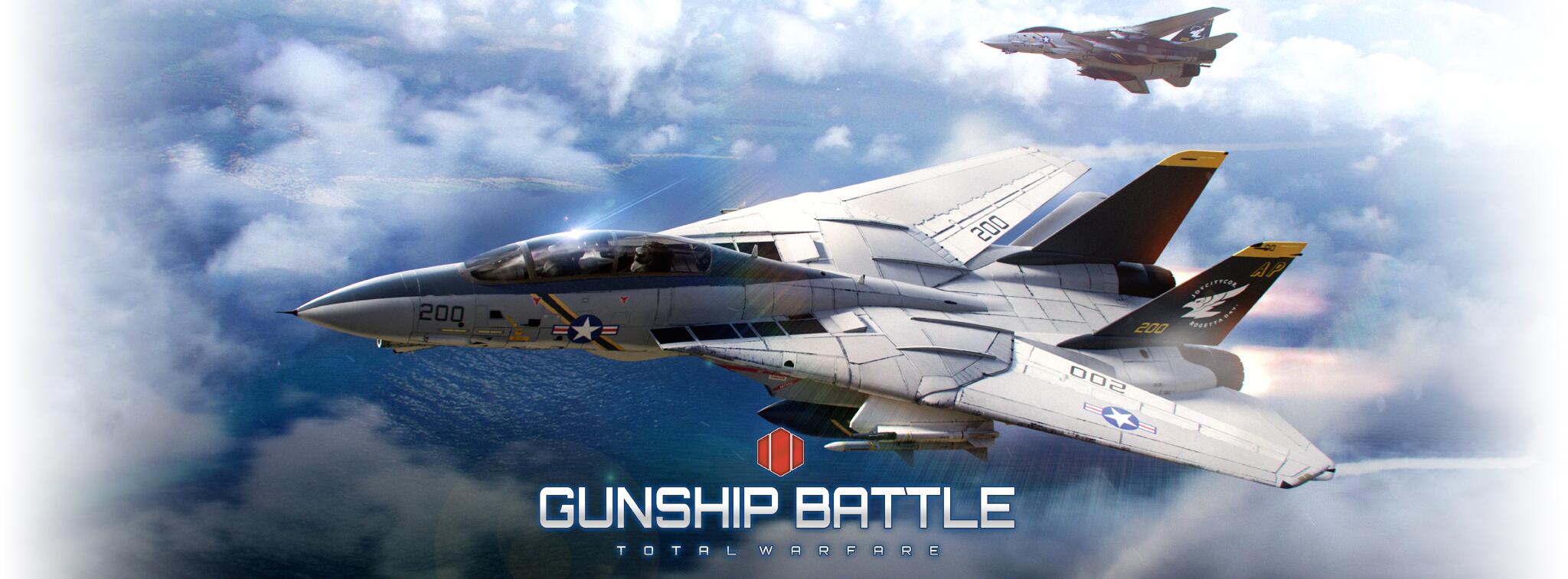 Discovery splash banner for Gunship Battle Total Warfare Official Discord server