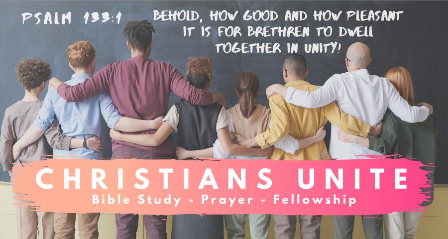 Discovery splash banner for Christians Unite Discord server