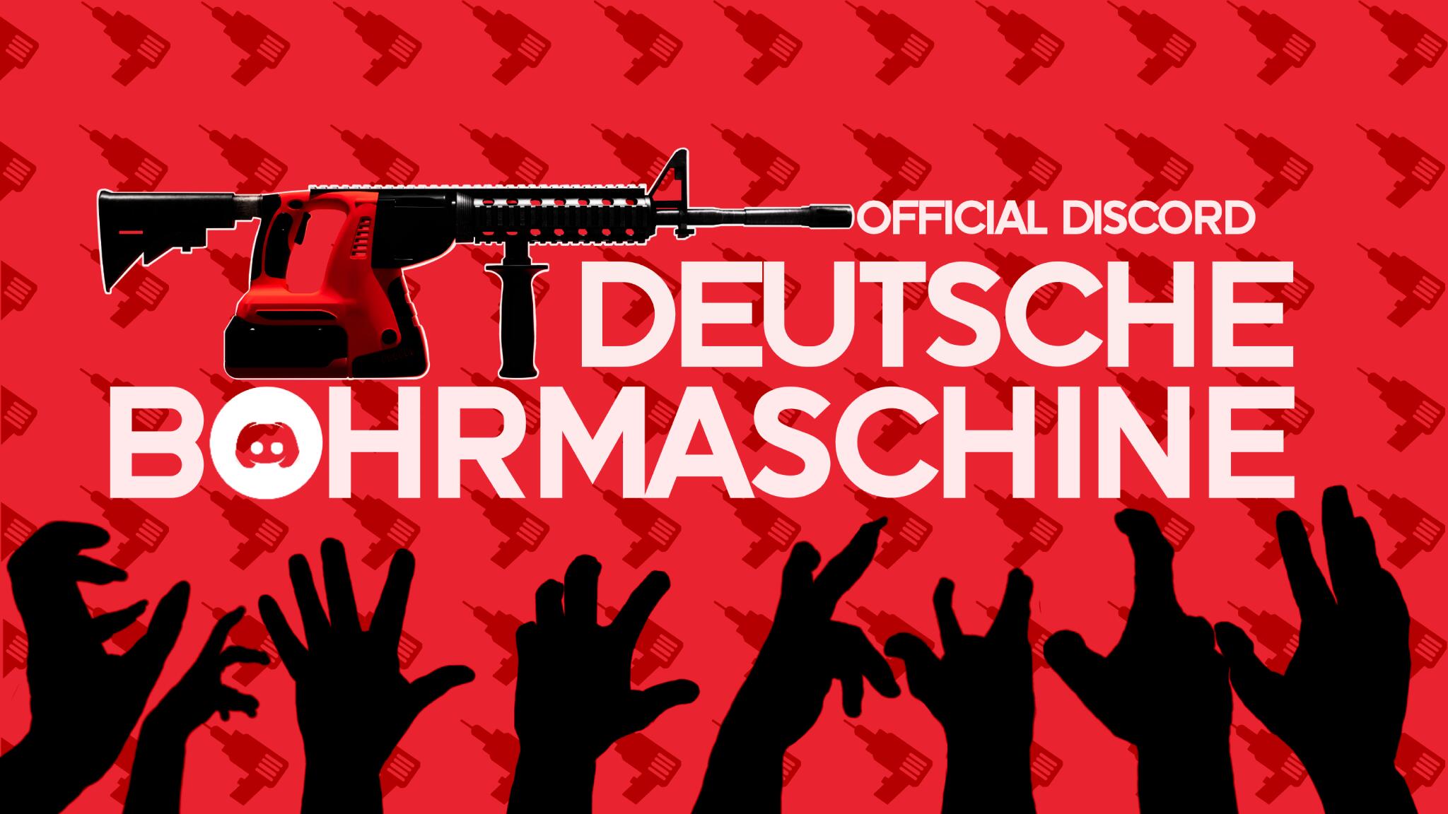 Discovery splash banner for Deutsche Bohrmaschine Discord server