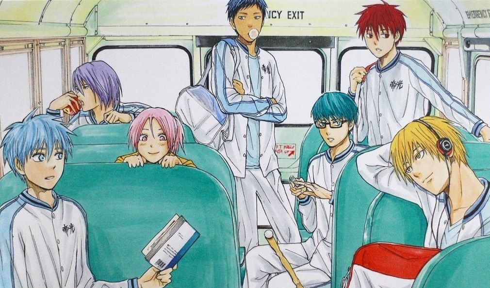 Discovery splash banner for Kuroko's Basketball Discord server