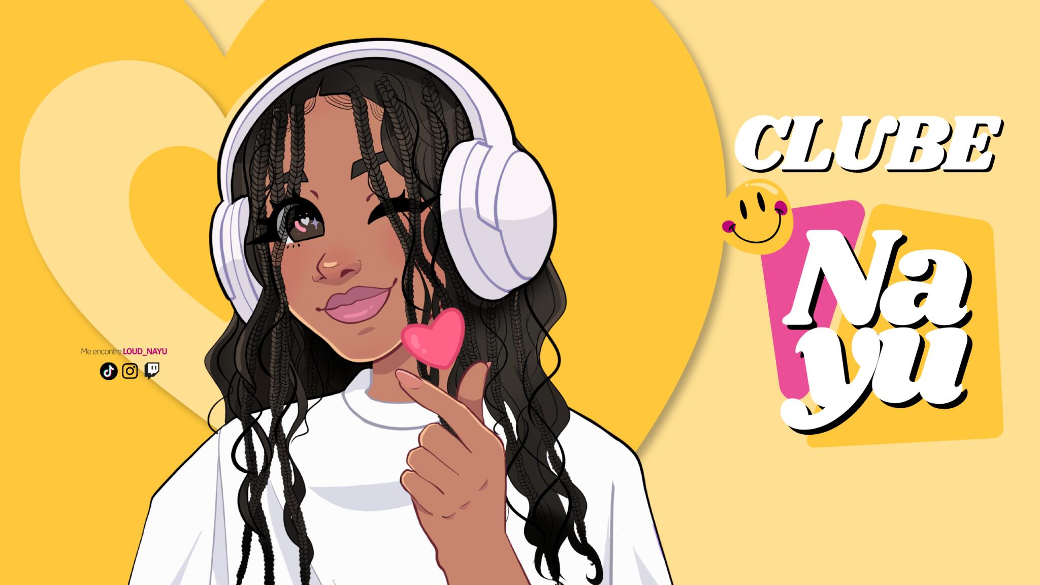 Discovery splash banner for Clube da Nayu🌸 Discord server