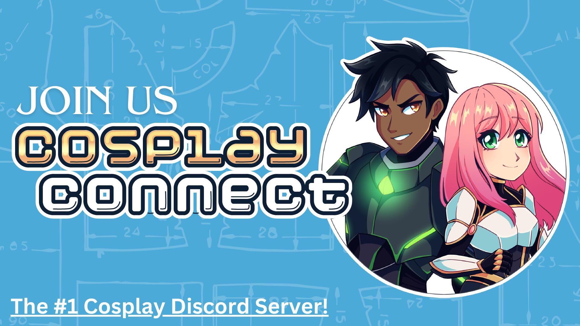 Discovery splash banner for Cosplay Connect Discord server