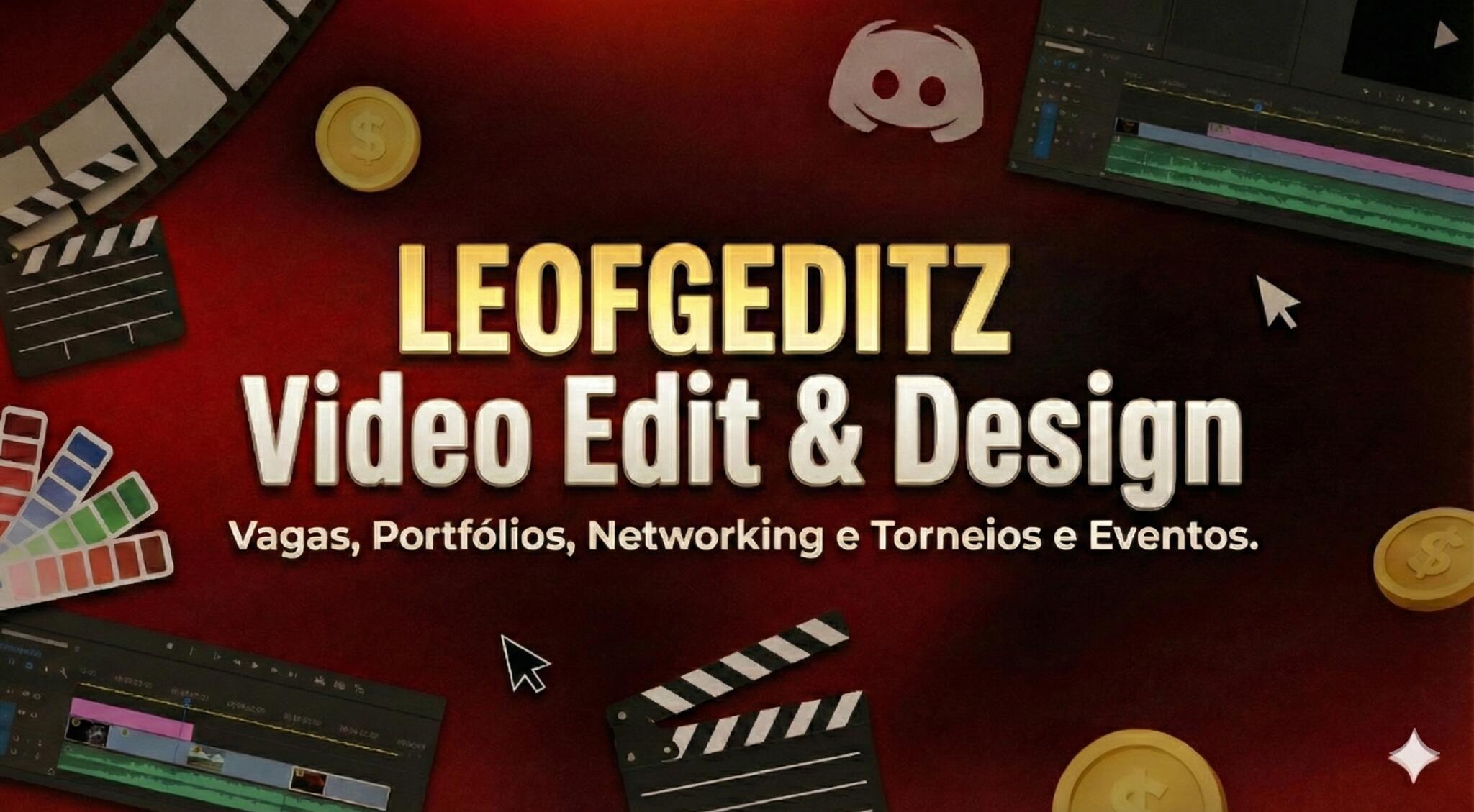 Discovery splash banner for LEOFGEDITZ - Video Edit & Design Discord server