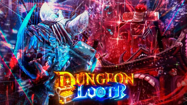 Discovery splash banner for Dungeon Lootr | Roblox Discord server